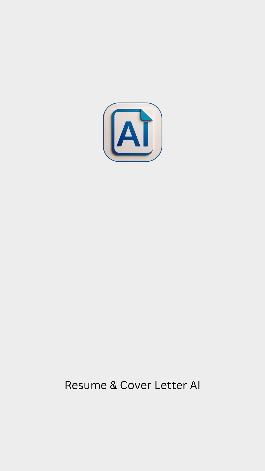 Resume Flow AI app screenshot